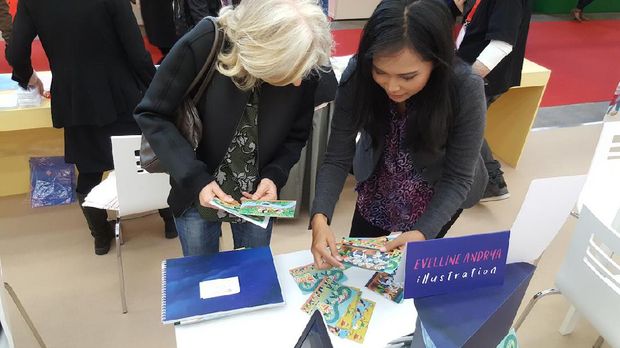 Saya Evelline Andrya, Ilustrator Buku Anak