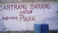 Dukung Susi, Nelayan Pulau Ini Bikin <i>Graffiti</i> Tolak Cantrang