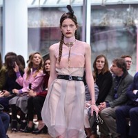 Model walks the runway at the Prada Resort Collection 2018 show at Osservatorio Prada on May 7, 2017 in Milan, Italy.  (Photo by Pietro DAprano/Getty Images)