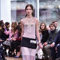 Model walks the runway at the Prada Resort Collection 2018 show at Osservatorio Prada on May 7, 2017 in Milan, Italy.  (Photo by Pietro DAprano/Getty Images)