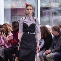 Model walks the runway at the Prada Resort Collection 2018 show at Osservatorio Prada on May 7, 2017 in Milan, Italy.  (Photo by Pietro DAprano/Getty Images)