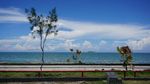 Senja Merona dari Pantai Pohon Cinta
