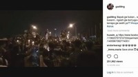 Bapak gw bukan... sodara gw bukann.. ngasih gw duit juga engga.... kenapa gw sedih ya?? #respect #salute #ahok, tulis Gading Marten karena merasa sedih Ahok dipenjara. Foto: Instagram (ist)
