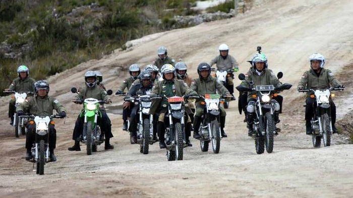 Ini Motor Trail yang Ditunggangi Jokowi di Wamena