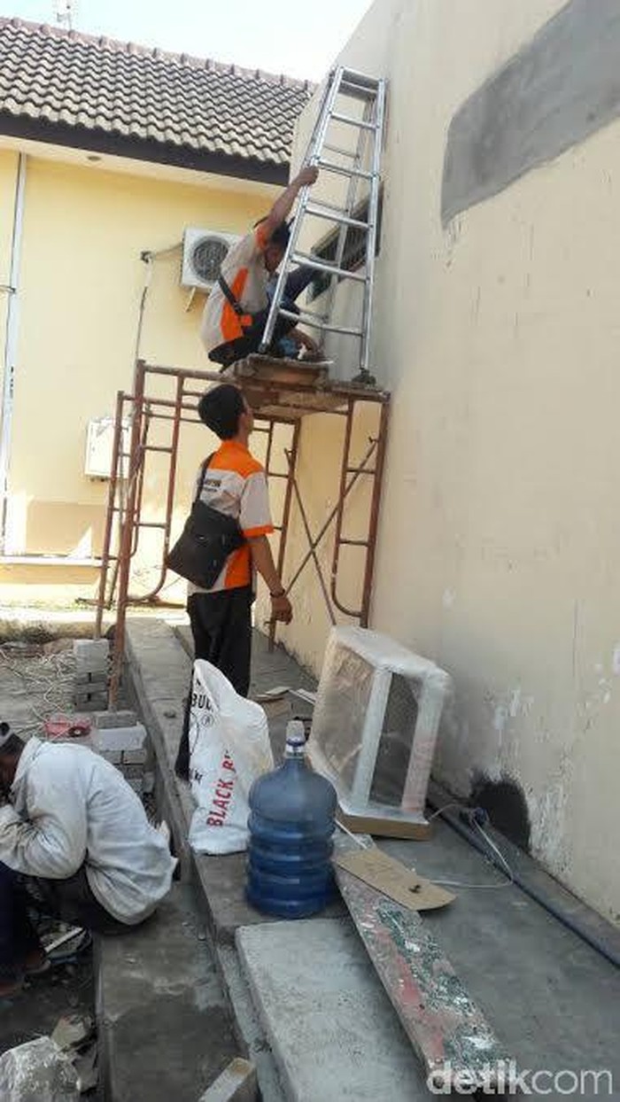 Polresta Sidoarjo Pasang AC Antisipasi Tahanan Kabur