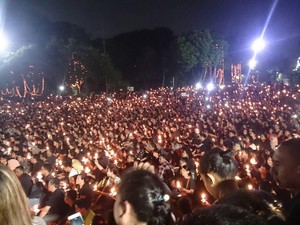 3 Pemuka Agama Pimpin Doa untuk Ahok di Taman Tugu Proklamasi