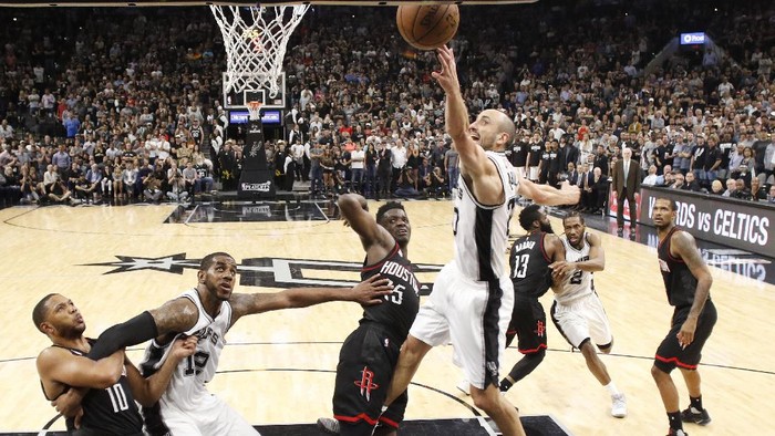 Spurs vs Rockets Masih Ketat, Gim Lima Harus Sampai Overtime