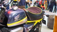 Foto: Pool (Thanhnien) / Tampilan bergaya retro motor ini menghormati motor Honda Monkey yang merayakan hari jadi ke-50 di Jepang.