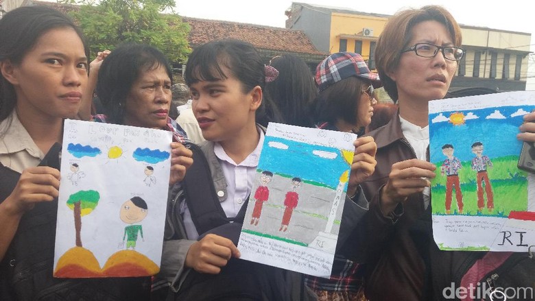 Karya Gambar dan Pesan dari Anak  SD  di Depok untuk  Ahok