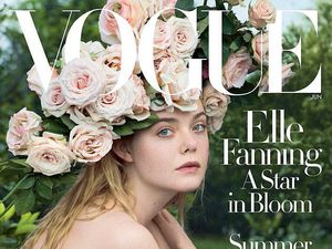 Beranjak Dewasa, Elle Fanning Cantik Seperti Bunga di Sampul Majalah Vogue
