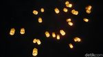 Wah... Cantiknya Lampion Waisak Hiasi Langit Borobudur