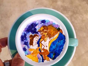Wah, Cantiknya Lukisan Latte yang Dibuat Barista Korea Ini!