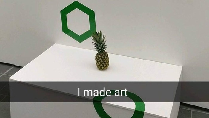 Bukan Patung, Nanas Ini Jadi Karya Seni