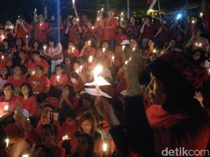 Aksi 1.000 Lilin untuk Ahok Digelar di Kota Semarang