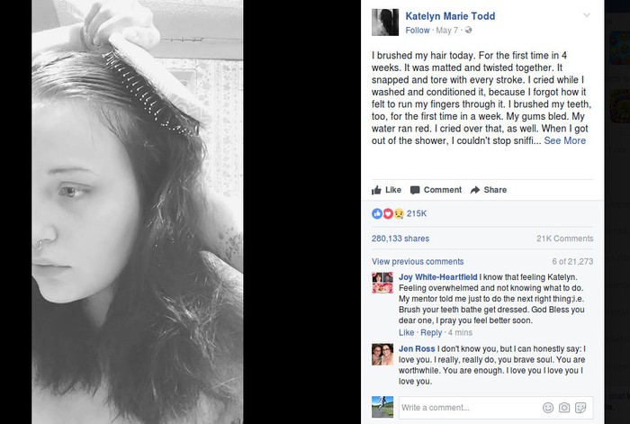 Kisah di Balik Foto Viral Gadis Depresi yang Menyisir Rambut