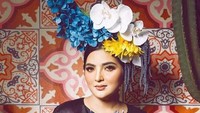 Ashanty tampak begitu cantik mengenakan dress dengan bunga. Dok. Instagram/ashanty_ash