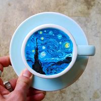 Wah, Cantiknya Lukisan <i>Latte</i> yang Dibuat Barista Korea Ini!