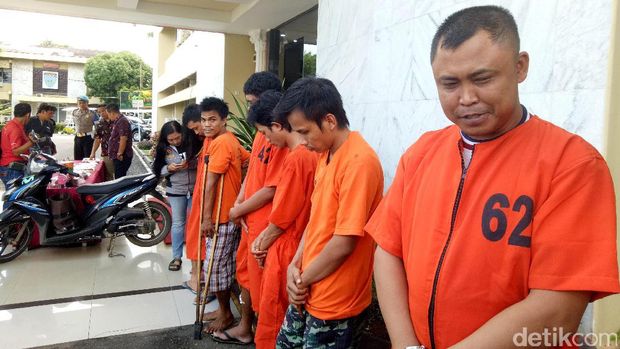 Para pelaku kejahatan dari berbagai kasus.