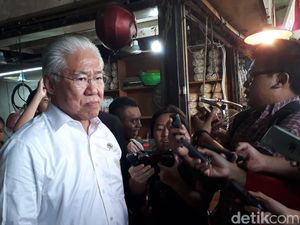 Harga Bawang Putih Naik, Mendag Cek ke Pasar Induk Kramat Jati