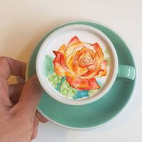 Wah, Cantiknya Lukisan <i>Latte</i> yang Dibuat Barista Korea Ini!