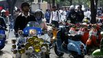 Intip Keseruan Pecinta Vespa di Jakarta Mods May Day