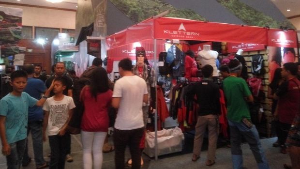 Suasana pengunjung Indofest 2017