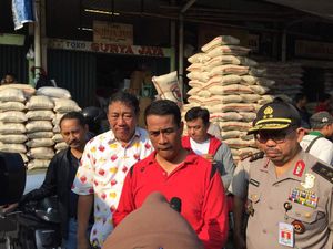 Pasokan Beras di Pasar Induk Cipinang Aman Sampai Puasa dan Lebaran