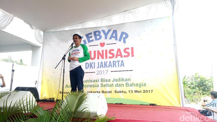 Hadiri Gebyar Imunisasi, Djarot Minta Warga Waspada Vaksin Palsu