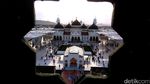 Potret Masjid Raya Baiturrahman Aceh dari Ketinggian