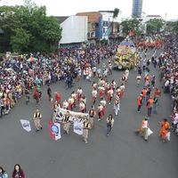 Menteri ESDM Kagumi Parade Budaya dan Bunga Mirip di AS