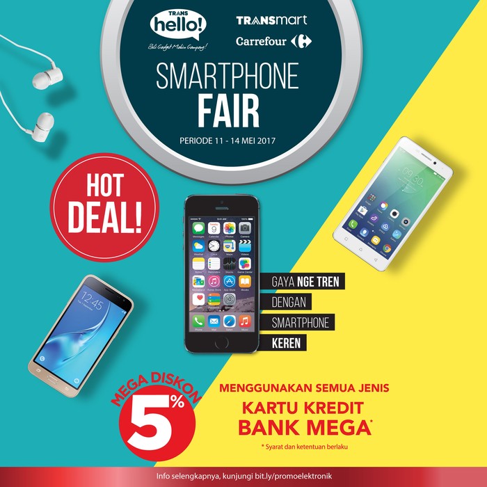 Diskon Spesial Smartphone di Elektronik Akhir Pekan Transmart