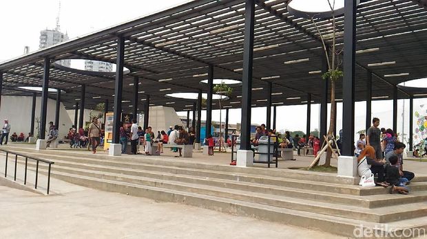 Suasana di RPTRA Kalijodo