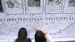 Aksi Penggalangan Tanda Tangan Tolak Perpecahan