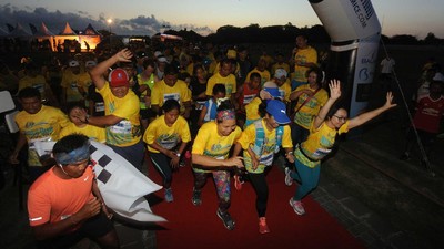 Adu Cepat di Nusa Dua Cultural Run 2017