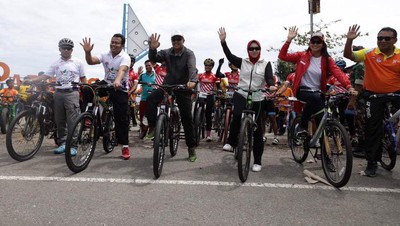 Gowes Pesona Nusantara Tempuh Jarak 5.000 Km