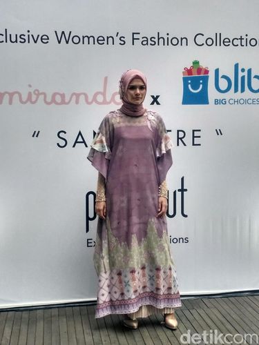 Jelang Ramadan, Ria Miranda Rilis Busana Bernuansa Pastel