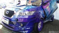 Salah satunya mobil Datsun 2015, yang diubah oleh salah satu anggota Datsun GO+ Club Indonesia (DGCI) asal Garut, Jone-CHAD.