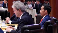 Indonesia sebagai zona ekonomi maritim terbesar di dunia yang perairannya merupakan persimpangan antara Samudra Pasifik dan Samudra India memiliki peranan yang penting dan strategis. Pool/Laily/Biro Pers Setpres.