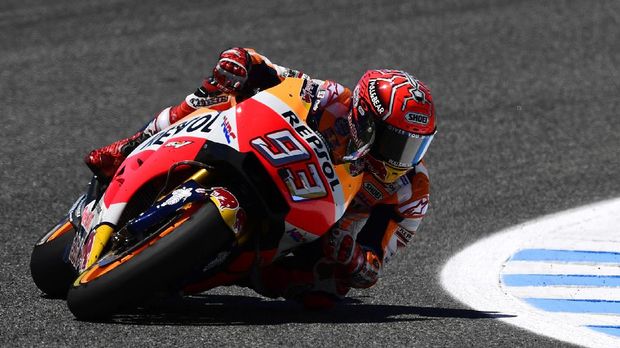 Marc Marquez belum pulih usai operasi bahu kanan.