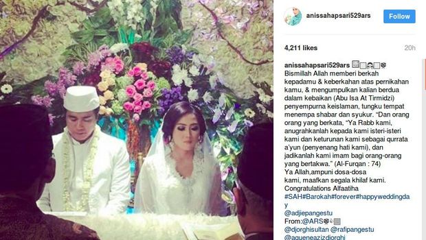 Adjie Pangestu Nikahi Wanita Muda, Ini Ucapan dari Mantan Istri