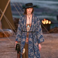 Model walks the runway during the Christian Dior Cruise 2018 Runway Show at the Upper Las Virgenes Canyon Open Space Preserve on May 11, 2017 in Santa Monica, California.  (Photo by Rich Fury/Getty Images)