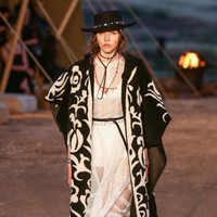 Model walks the runway during the Christian Dior Cruise 2018 Runway Show at the Upper Las Virgenes Canyon Open Space Preserve on May 11, 2017 in Santa Monica, California.  (Photo by Rich Fury/Getty Images)