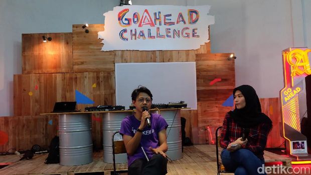 Pameran 4 karya pemenang Go Ahead Challenge 2016 dipamerkan di Gudang Sarinah Ekosistem (GSE) Jakarta