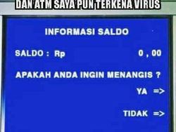 Lelucon WannaCry: Lihat Saldo ATM Pun Bikin Mau Nangis