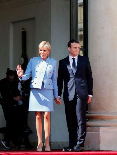 Foto: Adu Gaya Melania Trump vs. Brigitte Trogneux