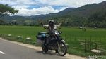 Naik Motor, Pasutri AS Mampir ke Indonesia