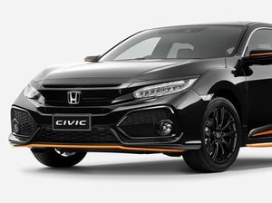 Honda Civic Edisi Hitam-Oranye