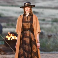 Model walks the runway during the Christian Dior Cruise 2018 Runway Show at the Upper Las Virgenes Canyon Open Space Preserve on May 11, 2017 in Santa Monica, California.  (Photo by Rich Fury/Getty Images)