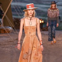 Model walks the runway during the Christian Dior Cruise 2018 Runway Show at the Upper Las Virgenes Canyon Open Space Preserve on May 11, 2017 in Santa Monica, California.  (Photo by Rich Fury/Getty Images)
