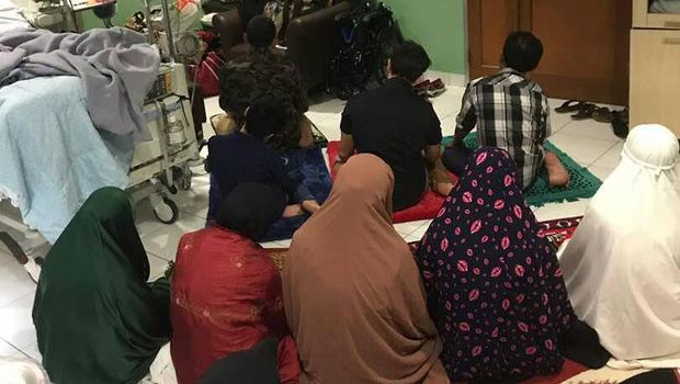 Pengajian yang digelar keluarga Julia Perez hari ini, Senin (15/5).